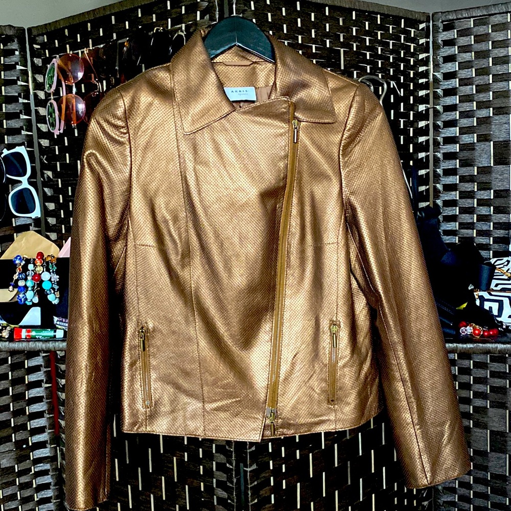 Akris Punto leather Jacket- Authentic